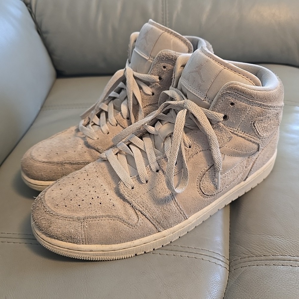 Nike Air Jordan 1 Mid SE Craft Pale Ivory Sail FQ3224-100 Mens Size 10